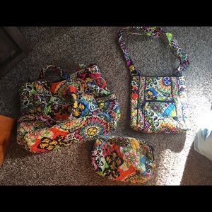 Vera Bradley 3 Piece Set.